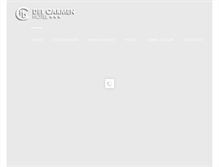 Tablet Screenshot of hoteldelcarmen.com.ar